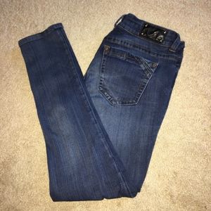 Buckle Black skinny jeans